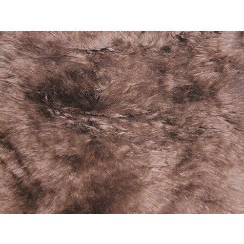 HWIT CO LTD Ковер-накидка из натуральной овчины десятишкурная коричневая king size 23 2.2x2.55 м.