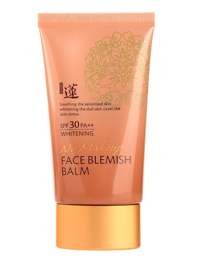 BB-крем Welcos Lotus No Make-Up Blemish Balm 50 мл - фото №14