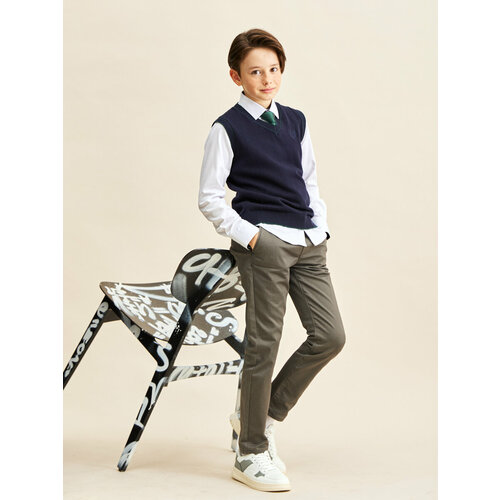 фото Жилет noble people, размер 122, синий