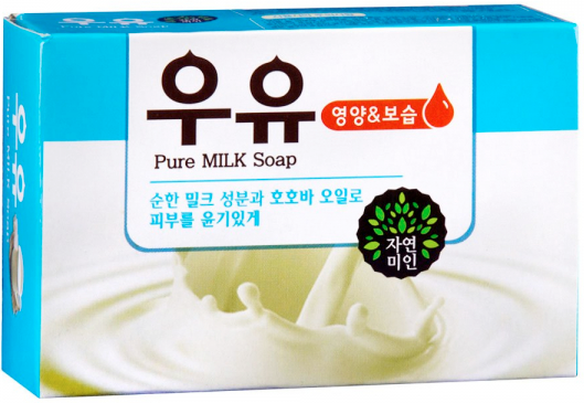 Мыло туалетное молочное Mukunghwa Pure Milk Soap, 100 г
