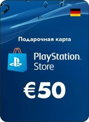 Пополнение счета PlayStation Store на 50 EUR / Gift Card Германия