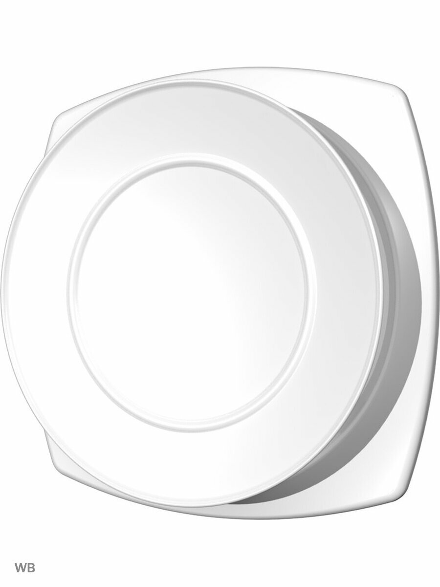 Анемостат приточный ERA 10АПП с фланцем, D100 мм, белый пластик, в офис — фото 1