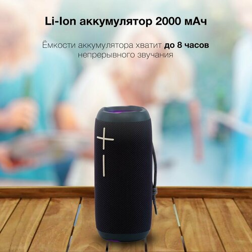 Колонка портативная Hyundai H-PAC610 20Вт темно-синий 692000₽