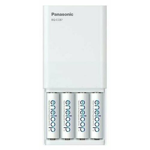 Зарядное устройство Panasonic Eneloop SmartPlus USB Travel Charger BQ-CC87 + 4шт АА 2000 mAh