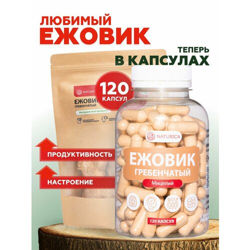 Ежовик гребенчатый капсулы 120 шт. по 700 мг