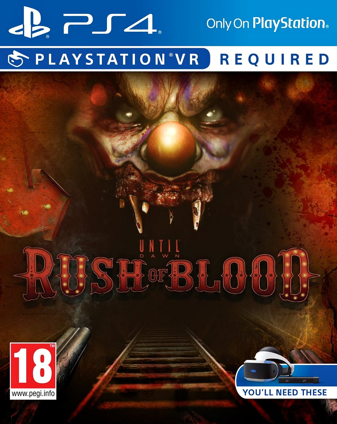 Until Dawn: Rush Of Blood (только для VR) [PS4, русская версия]