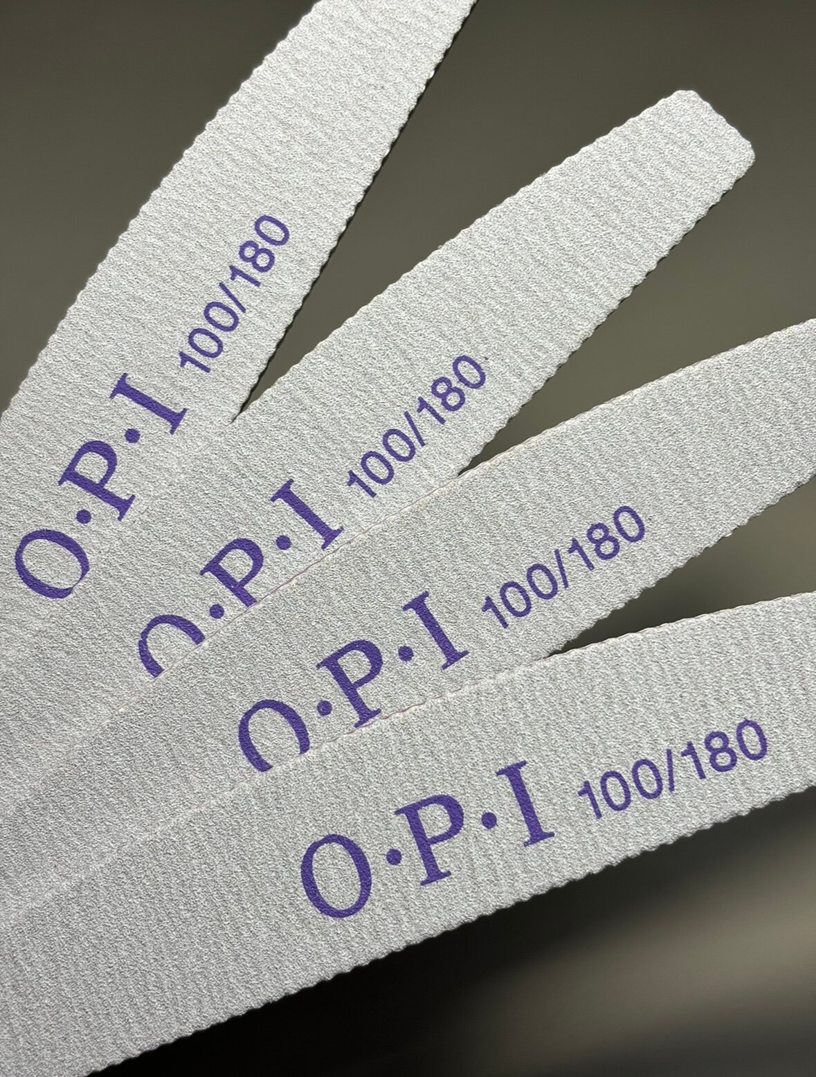Набор пилочек OPI для маникюра пилки для ухода за ногтями 100\180 гр 25 шт