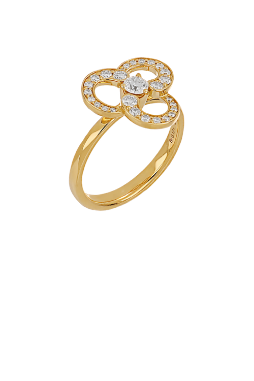 Кольцо Crivelli, желтое золото, 850 проба, размер 16.8
