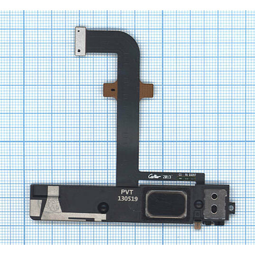 Шлейф с разъемом питания (Dock Connector), микрофоном и звонком для Lenovo K900 черный