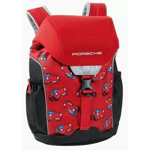 Детский рюкзак Porsche Kids Backpack, Black/Red противоскользящая уличная регулируемая веревка для палатки из алюминиевого сплава веревочная пряжка веревочная пряжка ветрозащитная пр