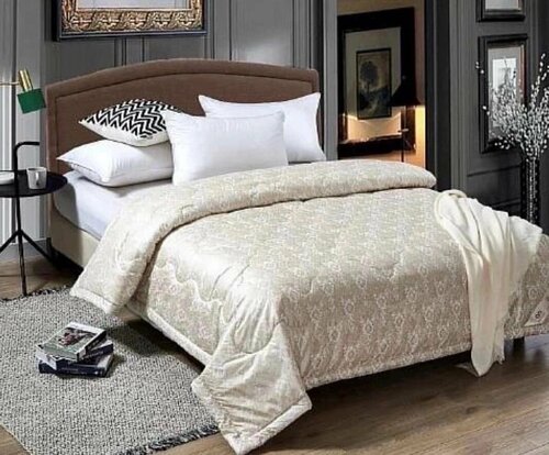 Мягкое и воздушные одеяла наполнены натуральным шелком 2х спальное 180х215 см