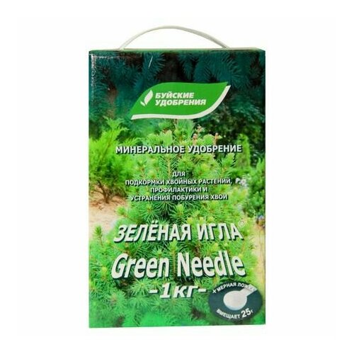 Удобрение для хвойных растений Зелёная игла 1кг удобрение для хвойных растений зелёная игла 0 5л спрей