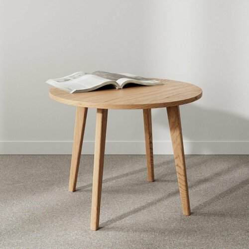 Журнальный стол круглый кофейный 60х60х45 см