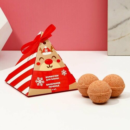 Набор бомбочек для ванны 3 шт Печенье 40 гр 399₽