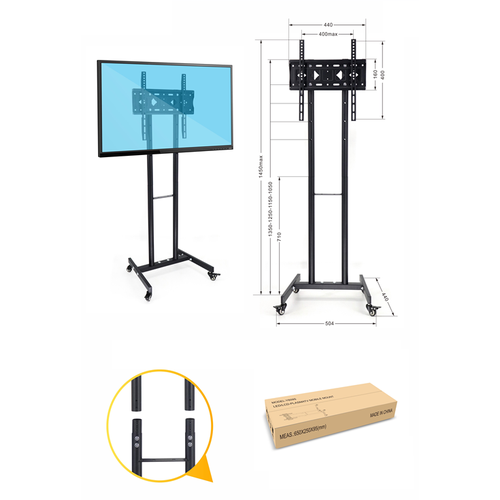 Мобильная тележка для TV ISA 1300, черный