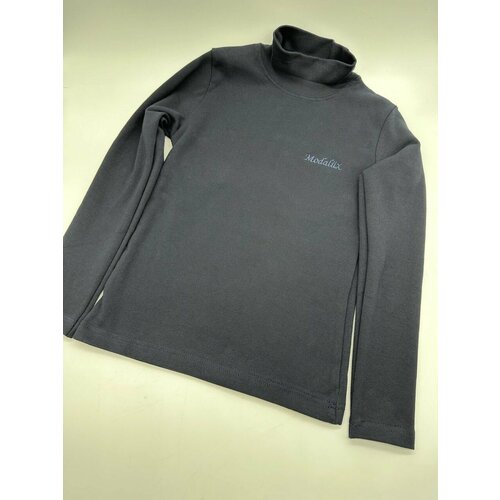 фото Водолазка , размер 152, черный nikonkids