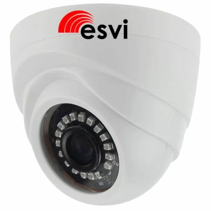 Цифровая купольная IP видеокамера, ESVI EVC-IP-D4.0-CX-P, 4.0Мп, f2.8мм, POE