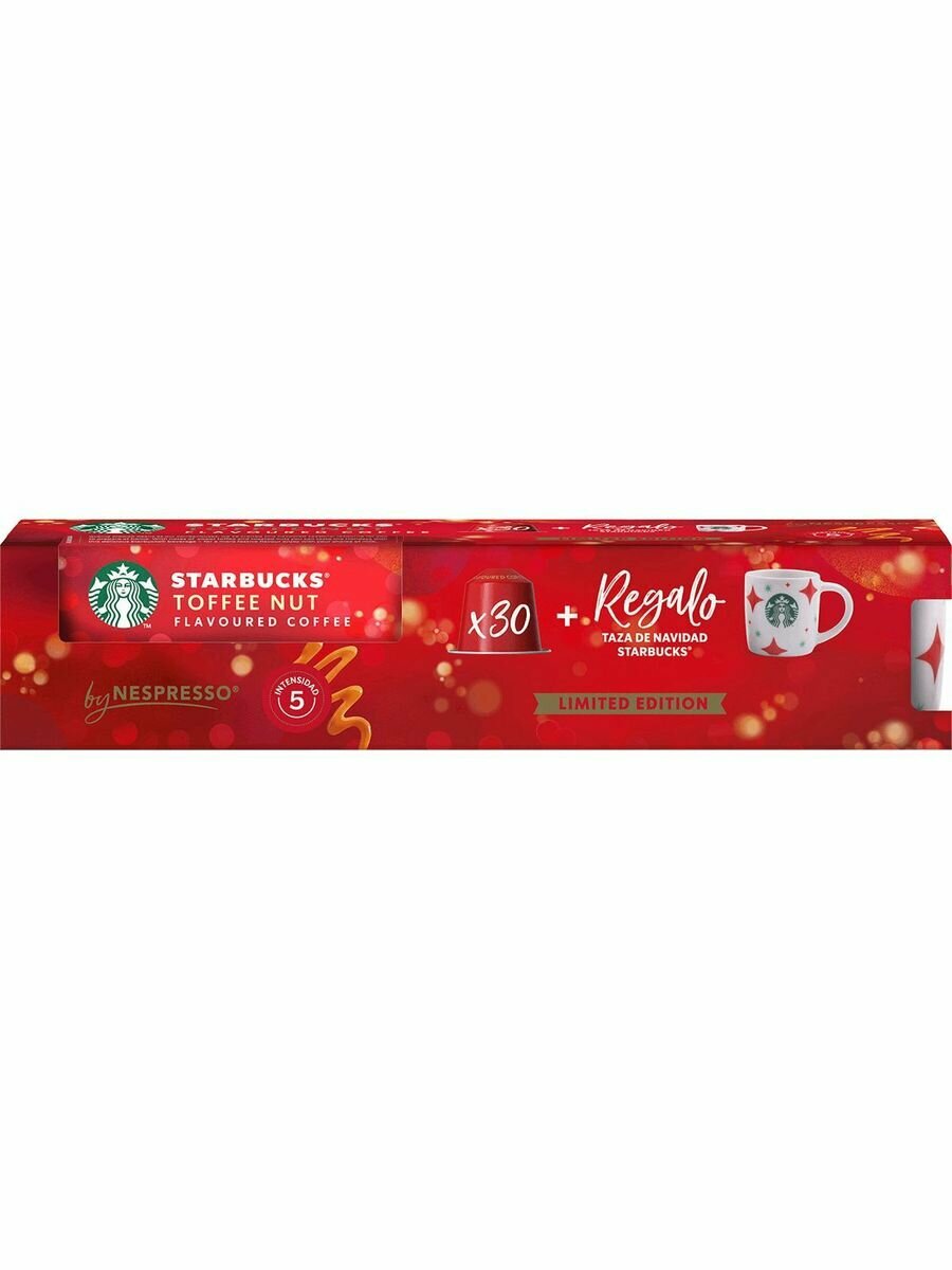 Кофе в капсулах Toffee Nut, 10 кап. в уп., 3 уп. + 1 кружка - фотография № 2