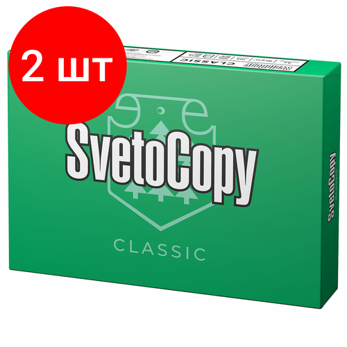бумага офисная а4 80 г м2 500 л марка в чайка россия 153% cie Комплект 2 шт, Бумага офисная А4, 80 г/м2, 500 л, марка С, SVETOCOPY CLASSIC, 146% (CIE)