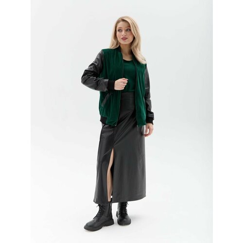 фото Костюм boriso, размер 48, черный, зеленый