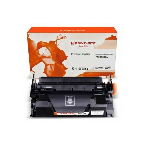 Тонер-картридж Print-Rite TFHB83BPU1J CF259A черный (3000стр.) для HP LJ M304/M404/MFP M428 картридж лазерный print rite tfhb83bpu1j pr cf259a cf259a черный 3000стр для hp lj m304 m404 mfp m428