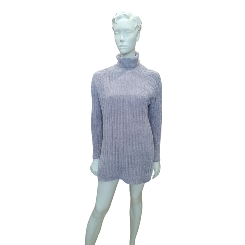 Свитер Sifan, размер 48, серый новинка 2022 корейский свободный вязаный женский костюм модный осенне зимний повседневный свитер с высоким воротником комплект из двух пр