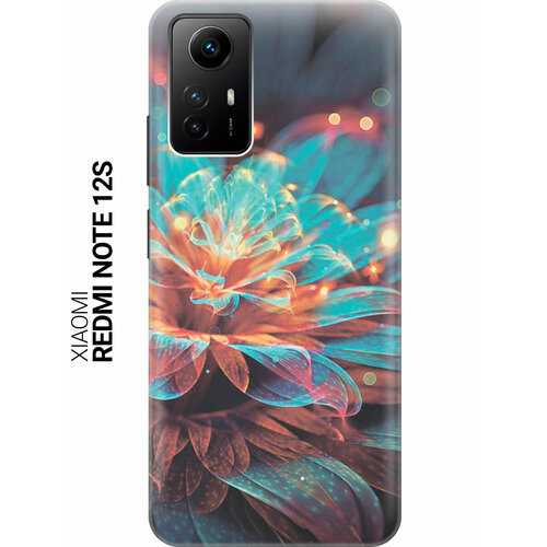 фото Силиконовый чехол на xiaomi redmi note 12s / сяоми редми ноут 12с с рисунком "магический цветок" slvgo