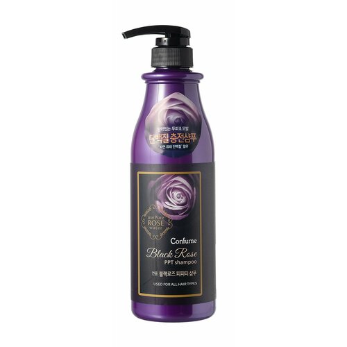 Шампунь для сухих и поврежденных волос волос с ароматом розы / Confume Black Rose PPT Shampoo
