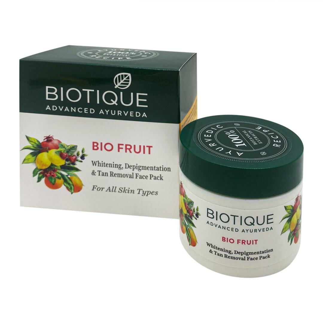 BIOTIQUE BIO FRUIT FACE PACK Маска для лица "Био фрукты" 75г