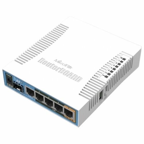 wi fi роутер mikrotik hap ac ac1750 белый [rb962uigs 5hact2hnt] Wi-Fi роутер MikroTik hAP AC (RB962UiGS-5HacT2HnT)