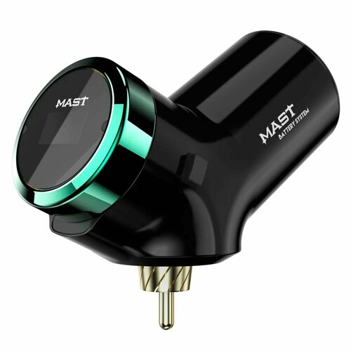 Беспроводной блок питания для тату машинки Mast T3 Wireless Battery RCA красный, черный