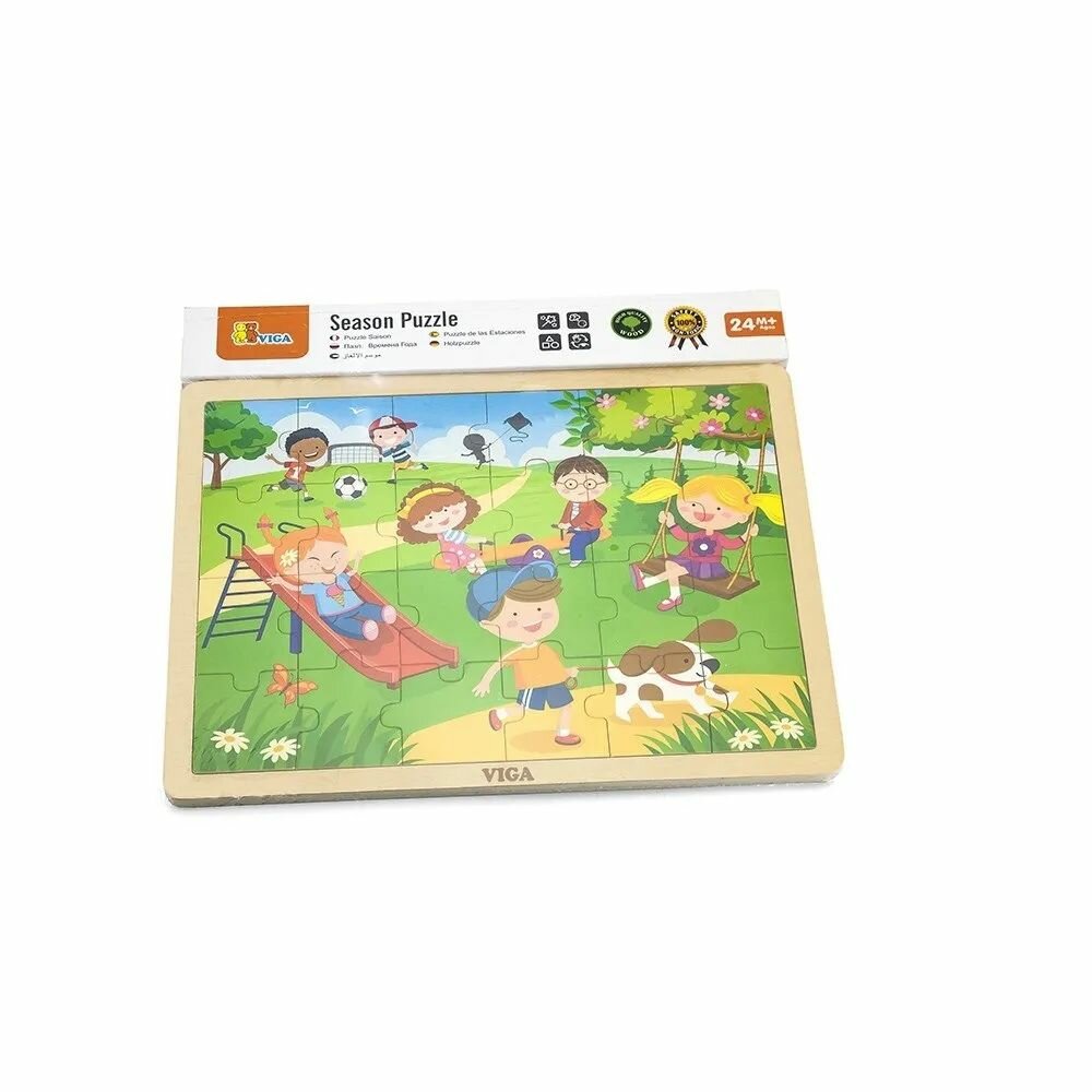 Пазл Viga Toys Времена года Весна (51269) - фото №10
