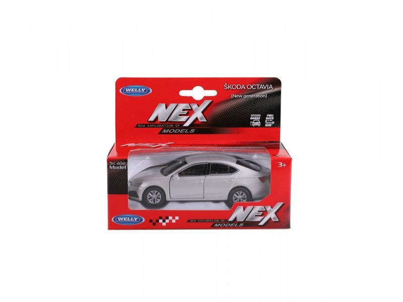 Машинка Welly 1:38 SKODA OCTAVIA IV цвета в ассортименте - фото №8