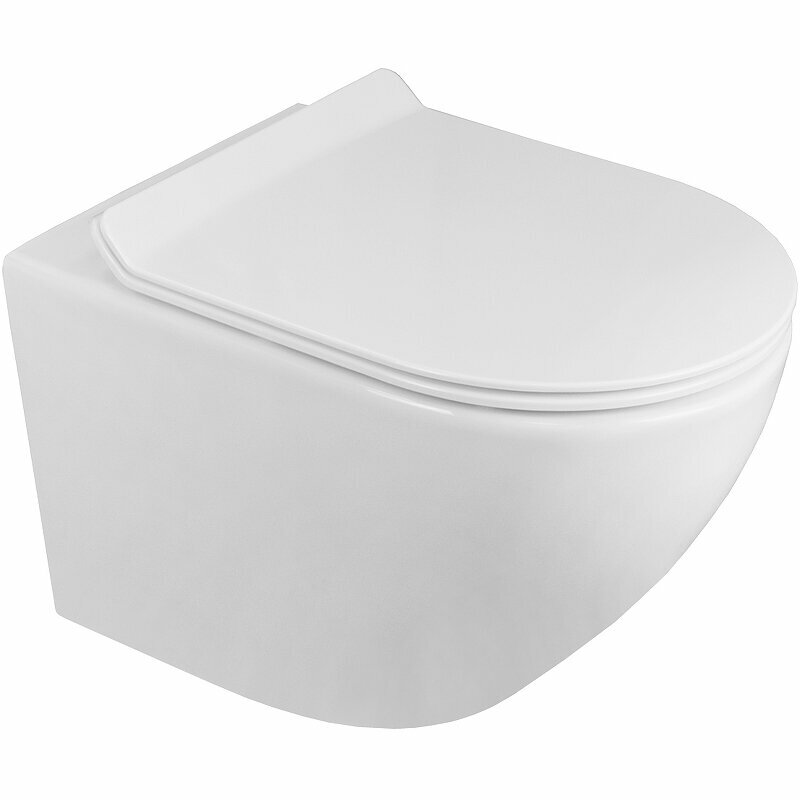 фото Унитаз Azario Fora AZ-0067 подвесной Белый с сиденьем Микролифт