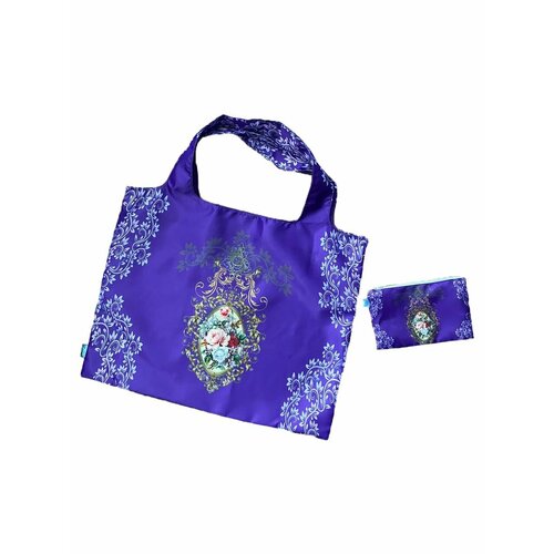 фото Сумка авоська basko, фиолетовый, золотой