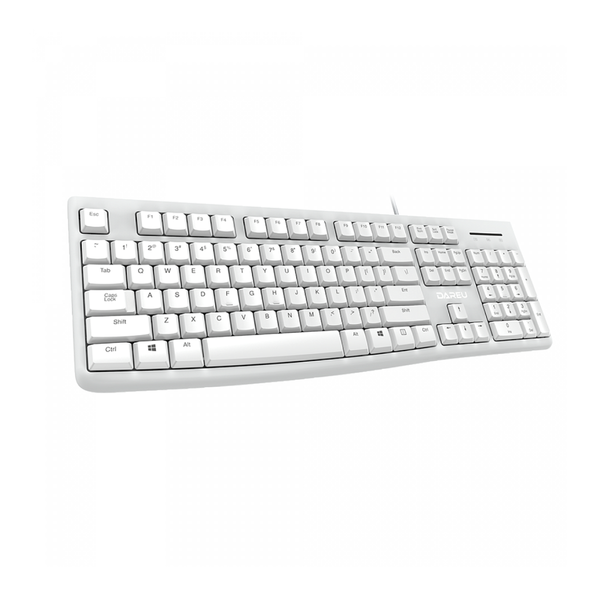 Клавиатура проводная Dareu LK185 White 1,8м