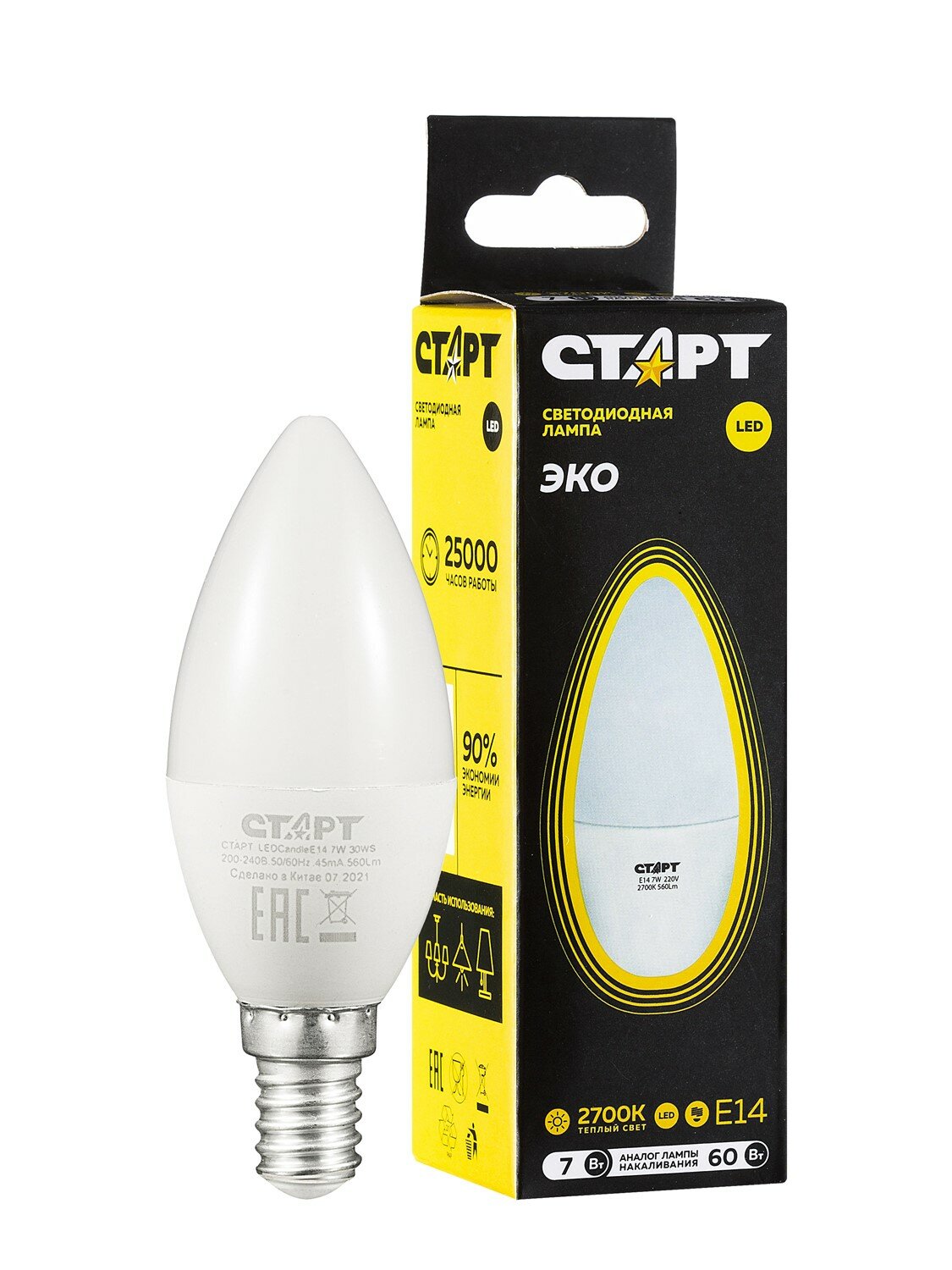 Лампа светодиодная СТАРТ - фото №6