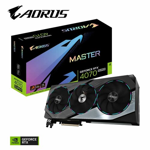 Видеокарта GeForce RTX 4070 Super 12Gb Gigabyte GV-N407SAORUS M-12GD 8680500₽