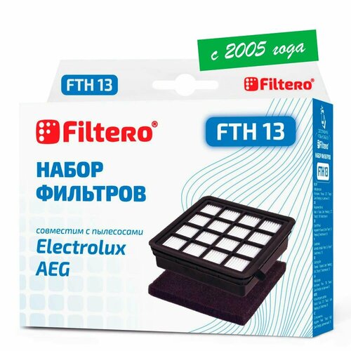 filtero набор фильтров fth 66 белый 2 шт Filtero FTH 13 набор фильтров для пылесосов ELECTROLUX, AEG