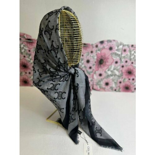 фото Платок ,110х110 см, серый нет бренда