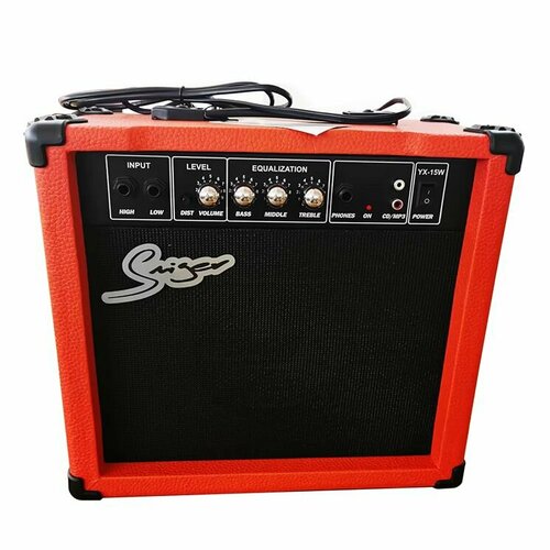 Комбоусилитель для электрогитары YX-15-OR Smiger оранжевый 15 Вт 6900₽