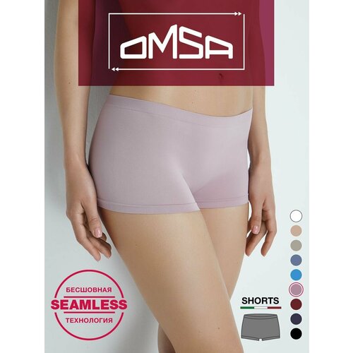 фото Трусы omsa, размер 46/48 (3/4-m/l), розовый