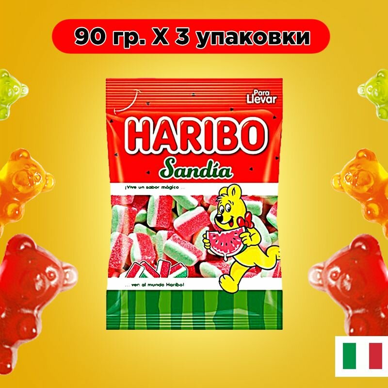 Мармелад жевательный Haribo Арбуз 90 гр - фотография № 4