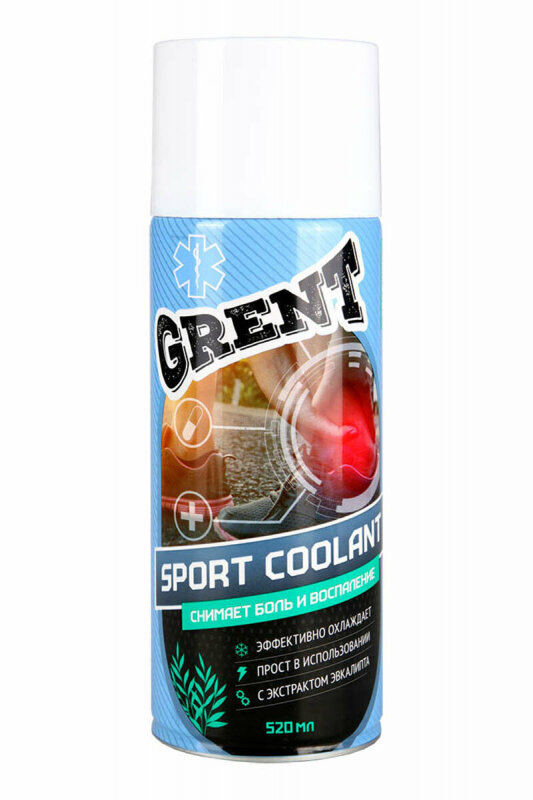 Спрей охлаждающий Grent Coolant Spray (с эвкалиптом)520мл . - фотография № 2