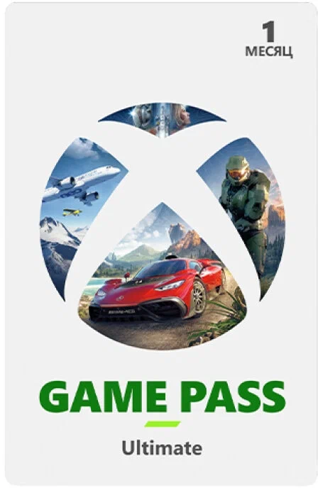 Microsoft Карта оплаты Xbox Game Pass Ultimate на 1 месяц [Цифровая версия] (RU)