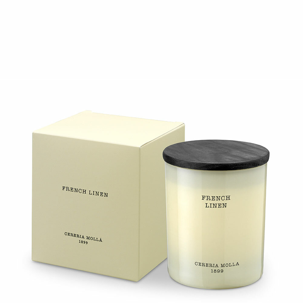 фото Ароматическая свеча Cereria Molla "Французский Лен" (French Linen), 230 г
