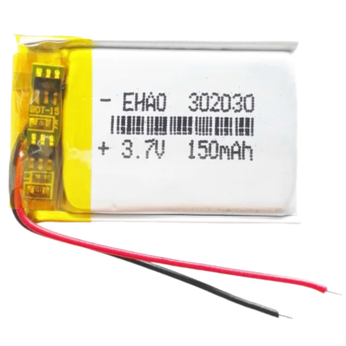 Аккумулятор (батарея) 302030 150mah 3,7v (30х20х3 мм)