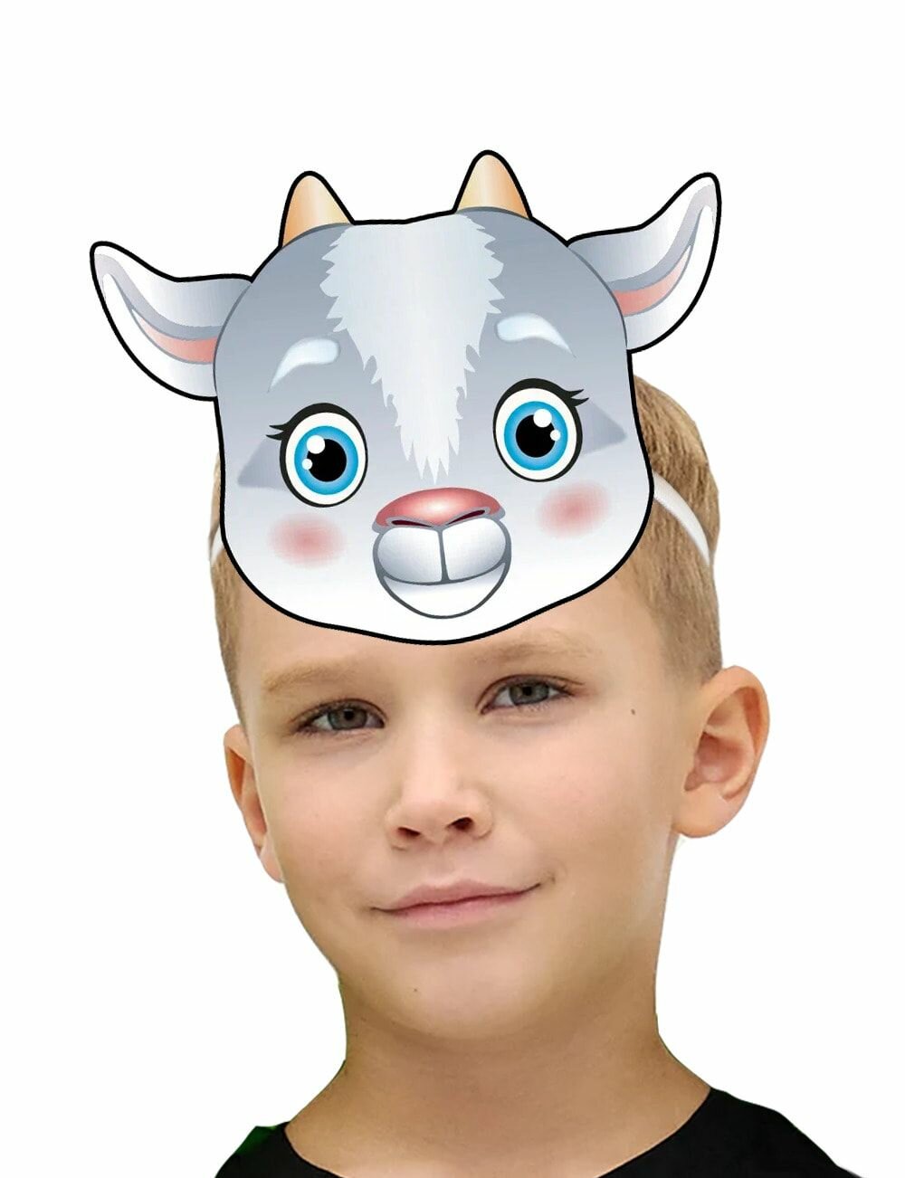Карнавальная маска козленок детская