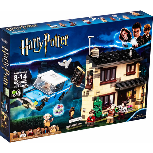 конструктор lego harry potter 4 privet drive 75968 Конструктор Тисовая улица, дом 4 из 797 деталей