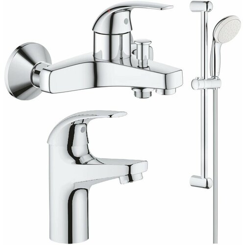 Комплект смесителей Grohe BauCurve 23599000 + 32848000 + 27853001